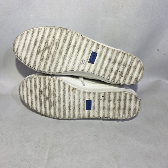 Keds White Leather 80s Hightop‎ Barbie Style Sneakers Women's 7 - Picture 9 of 9